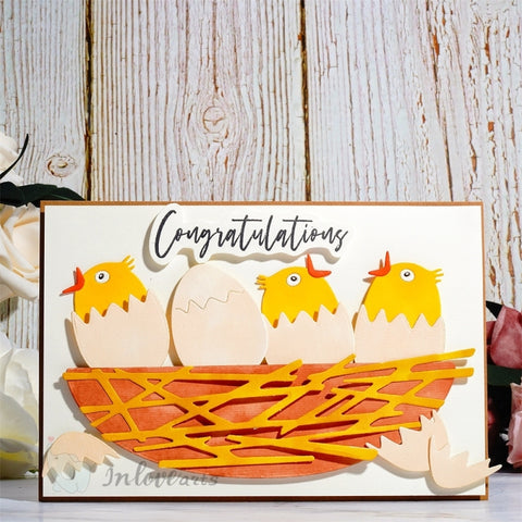 Inlovearts Bird Nest Cutting Dies