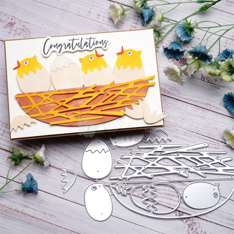 Inlovearts Bird Nest Cutting Dies