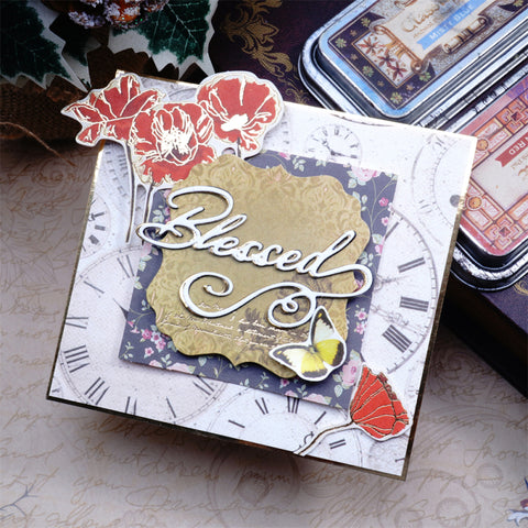 Inlovearts "Blessed" Word Cutting Dies
