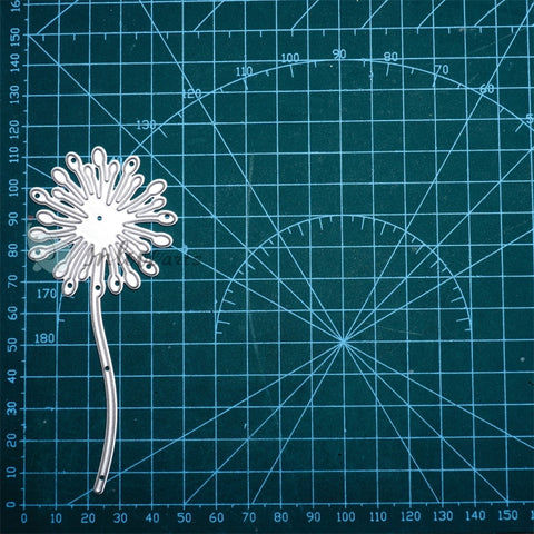 Inlovearts Blooming Dandelion Cutting Dies