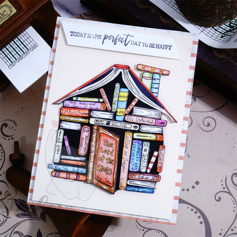 Inlovearts Book House Cutting Dies