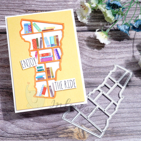 Inlovearts Bookshelf Border Cutting Dies