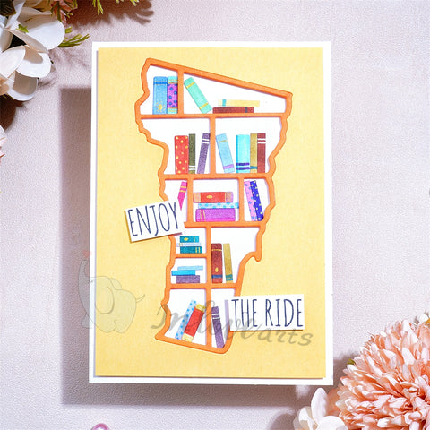 Inlovearts Bookshelf Border Cutting Dies