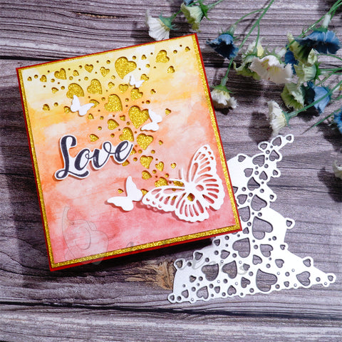 Inlovearts Bubble Love Background Board Cutting Dies