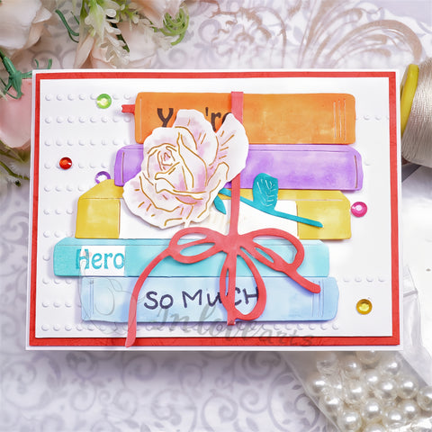 Inlovearts Bundle of Books Cutting Dies