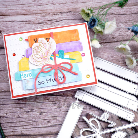 Inlovearts Bundle of Books Cutting Dies