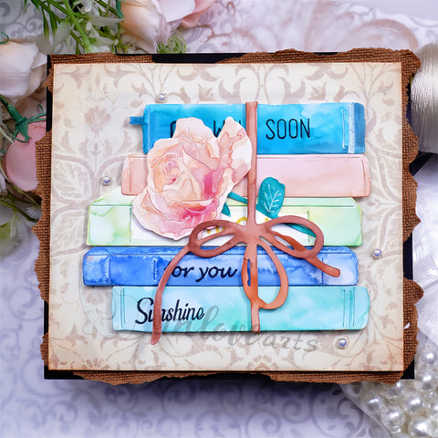 Inlovearts Bundle of Books Cutting Dies