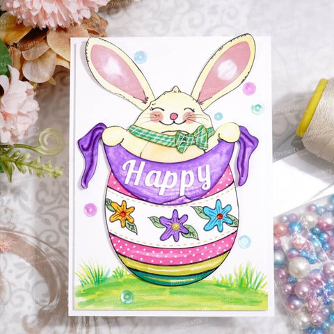 Inlovearts Bunny Egg Cutting Dies