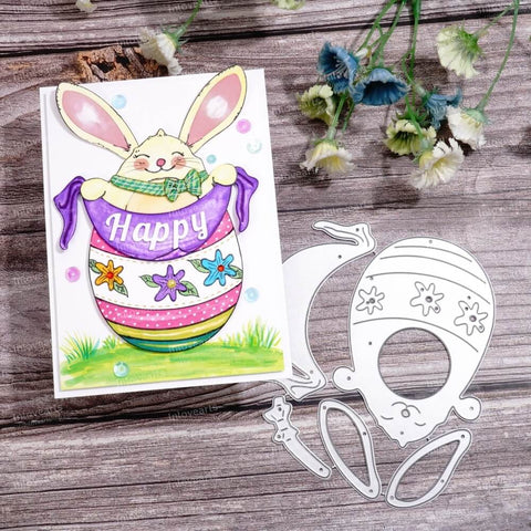 Inlovearts Bunny Egg Cutting Dies