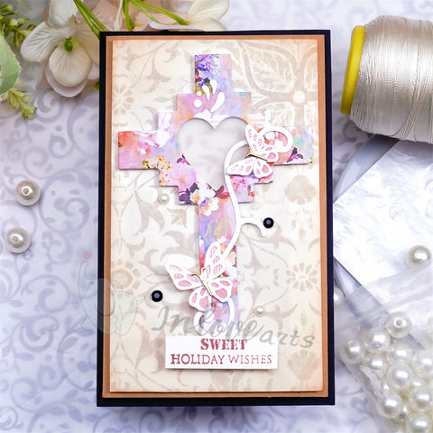 Inlovearts Butterfly and Cross Cutting Dies