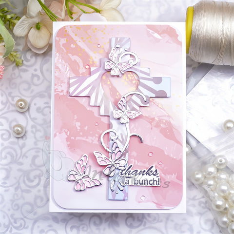 Inlovearts Butterfly and Cross Cutting Dies