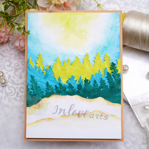 Inlovearts Cascading Forest Cutting Dies