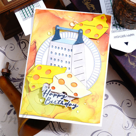 Inlovearts Cheese Grater Cutting Dies