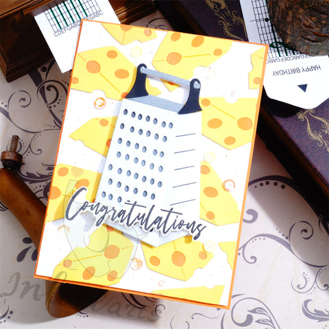 Inlovearts Cheese Grater Cutting Dies