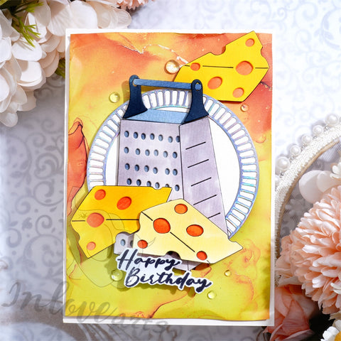 Inlovearts Cheese Grater Cutting Dies
