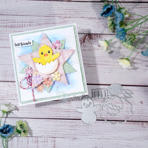 Inlovearts Chick and Sheep Cutting Dies