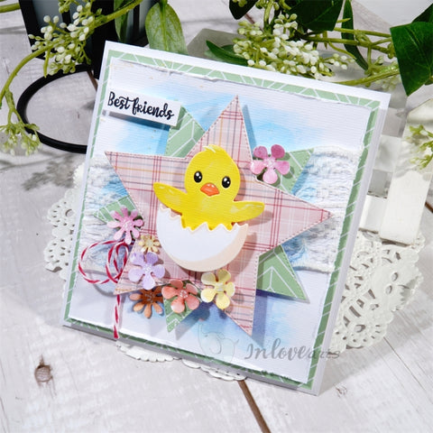 Inlovearts Chick and Sheep Cutting Dies