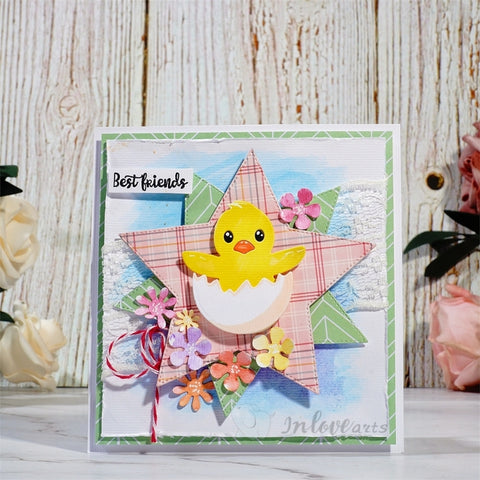 Inlovearts Chick and Sheep Cutting Dies