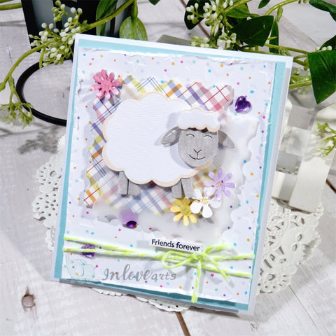 Inlovearts Chick and Sheep Cutting Dies