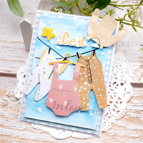 Inlovearts Children Clothes Cutting Dies