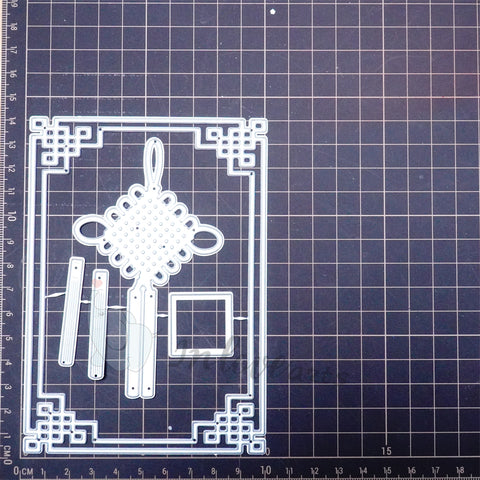 Inlovearts Chinese Knot and Rectangular Board Cutting Dies