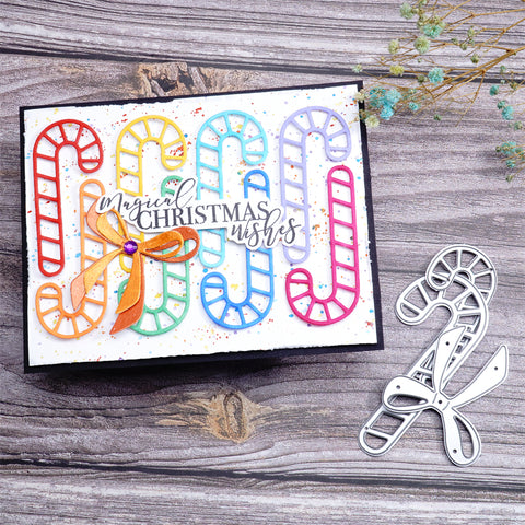 Inlovearts Christmas Cane Cutting Dies