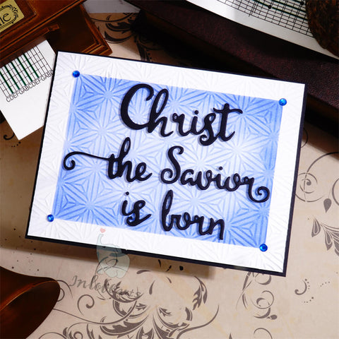 Inlovearts Christ the Savior is born Cutting Dies