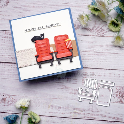 Inlovearts Cinema Seats Cutting Dies