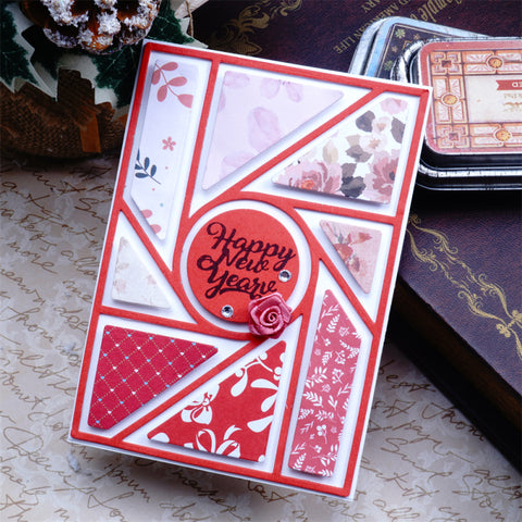 Inlovearts Circle and Geometry Shapes Background Cutting Dies