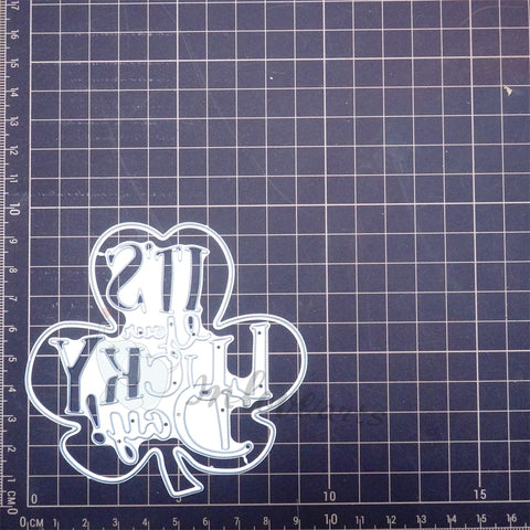 Inlovearts Clover with Word Cutting Dies