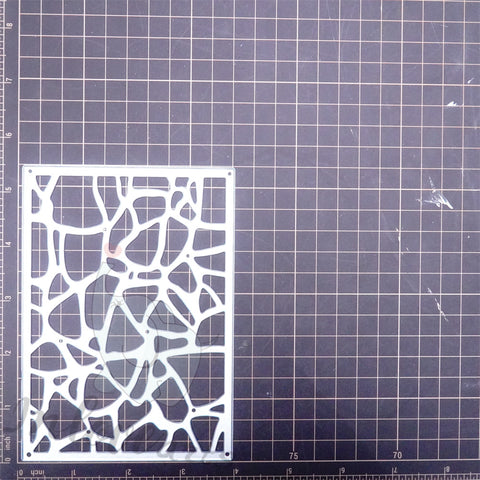 Inlovearts Cobblestone Background Board Cutting Dies