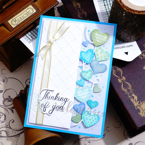 Inlovearts Connected Heart Border Cutting Dies