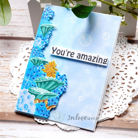 Inlovearts Coral Border Cutting Dies