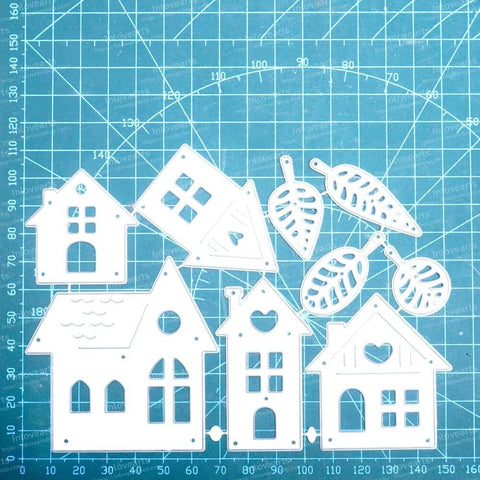 Inlovearts Country House and Trees Cutting Dies