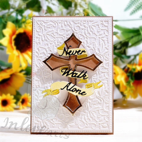 Inlovearts Cross with Tag Cutting Dies