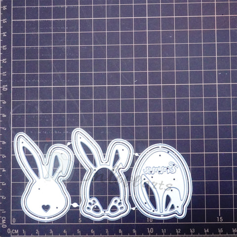 Inlovearts Cute Bunny Head Cutting Dies