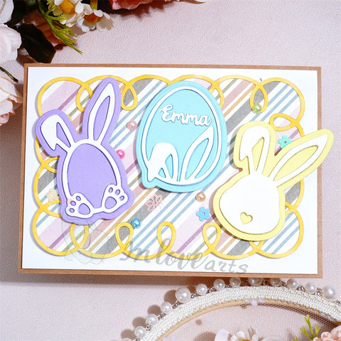 Inlovearts Cute Bunny Head Cutting Dies