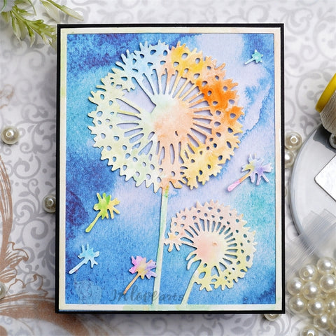 Inlovearts Dandelion Background Board Cutting Dies