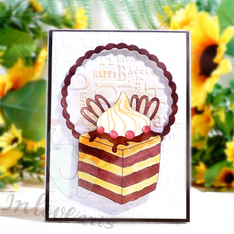 Inlovearts Delicious Tiramisu Cutting Dies