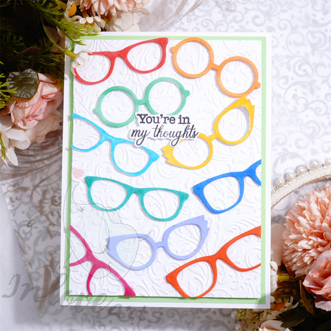 Inlovearts Different Glasses Cutting Dies
