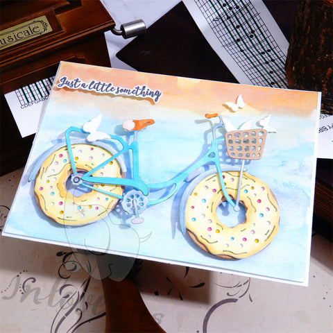 Inlovearts Donut Bike Cutting Dies