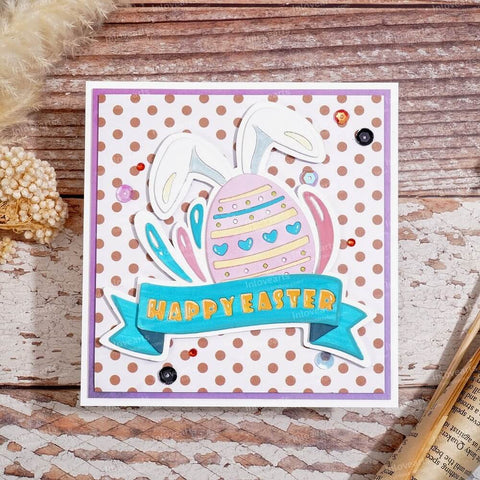 Inlovearts Easter Egg and Word Flag Cutting Dies