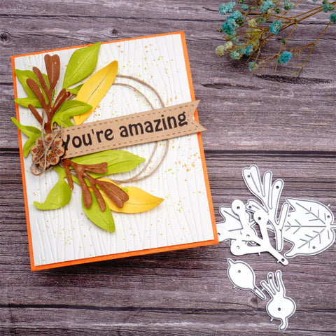 Inlovearts Falling Leaves Cutting Dies