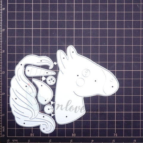 Inlovearts Fantasy Unicorn Cutting Dies
