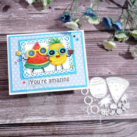 Inlovearts Fashion Fruit Cutting Dies