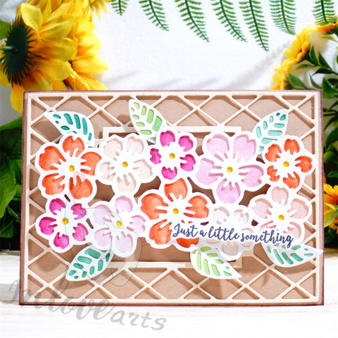Inlovearts Five-petal Flowers Set Cutting Dies
