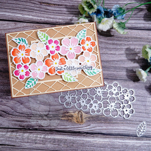 Inlovearts Five-petal Flowers Set Cutting Dies