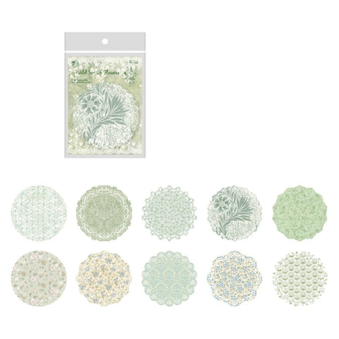Inlovearts Floral Lace Paper-6 Styles