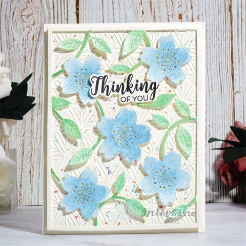 Inlovearts Flower Background Board Cutting Dies