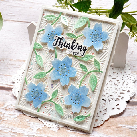 Inlovearts Flower Background Board Cutting Dies